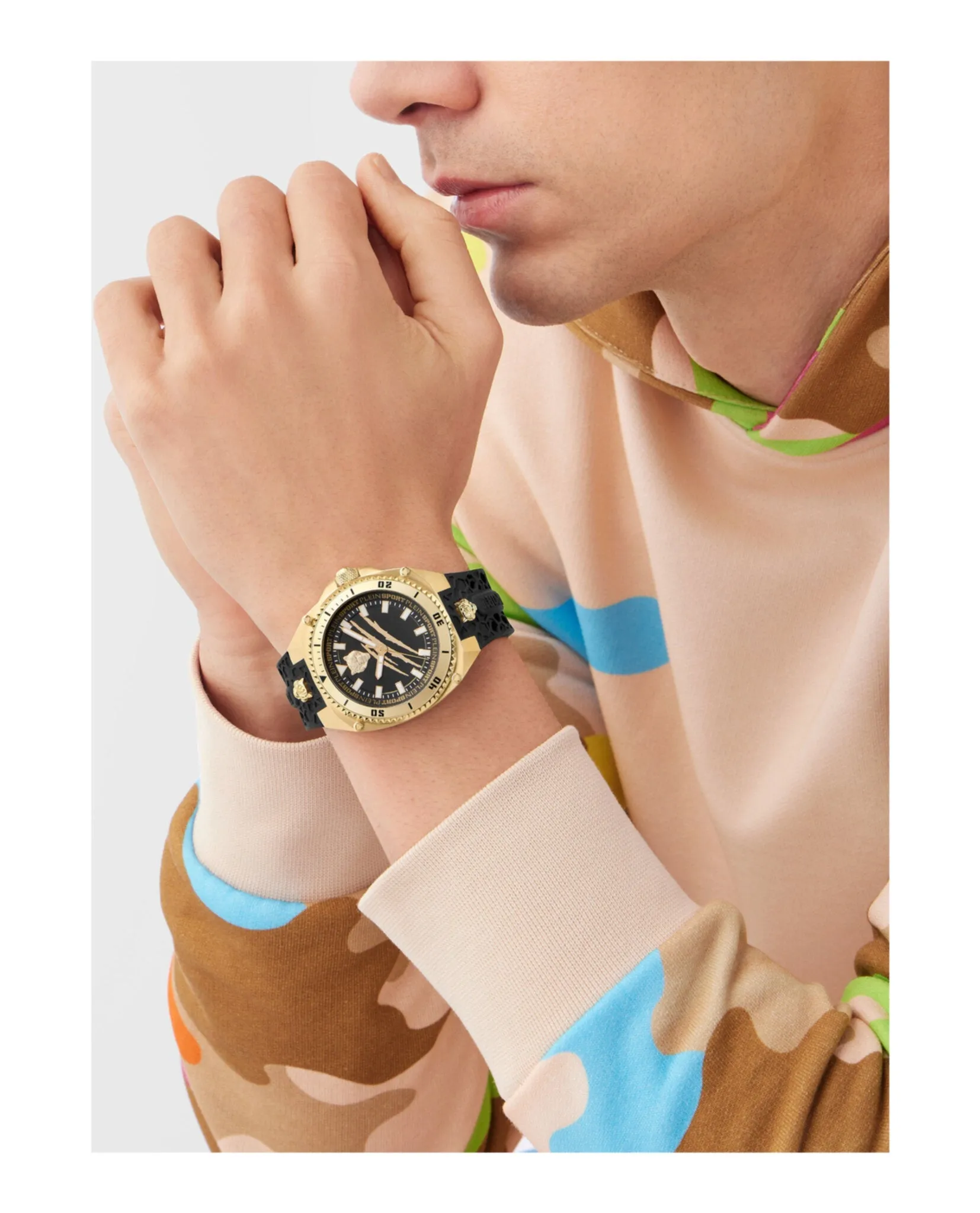 Plein Sport Thunder Force Silicone Watch sold by Zulily product image thumbnail 5