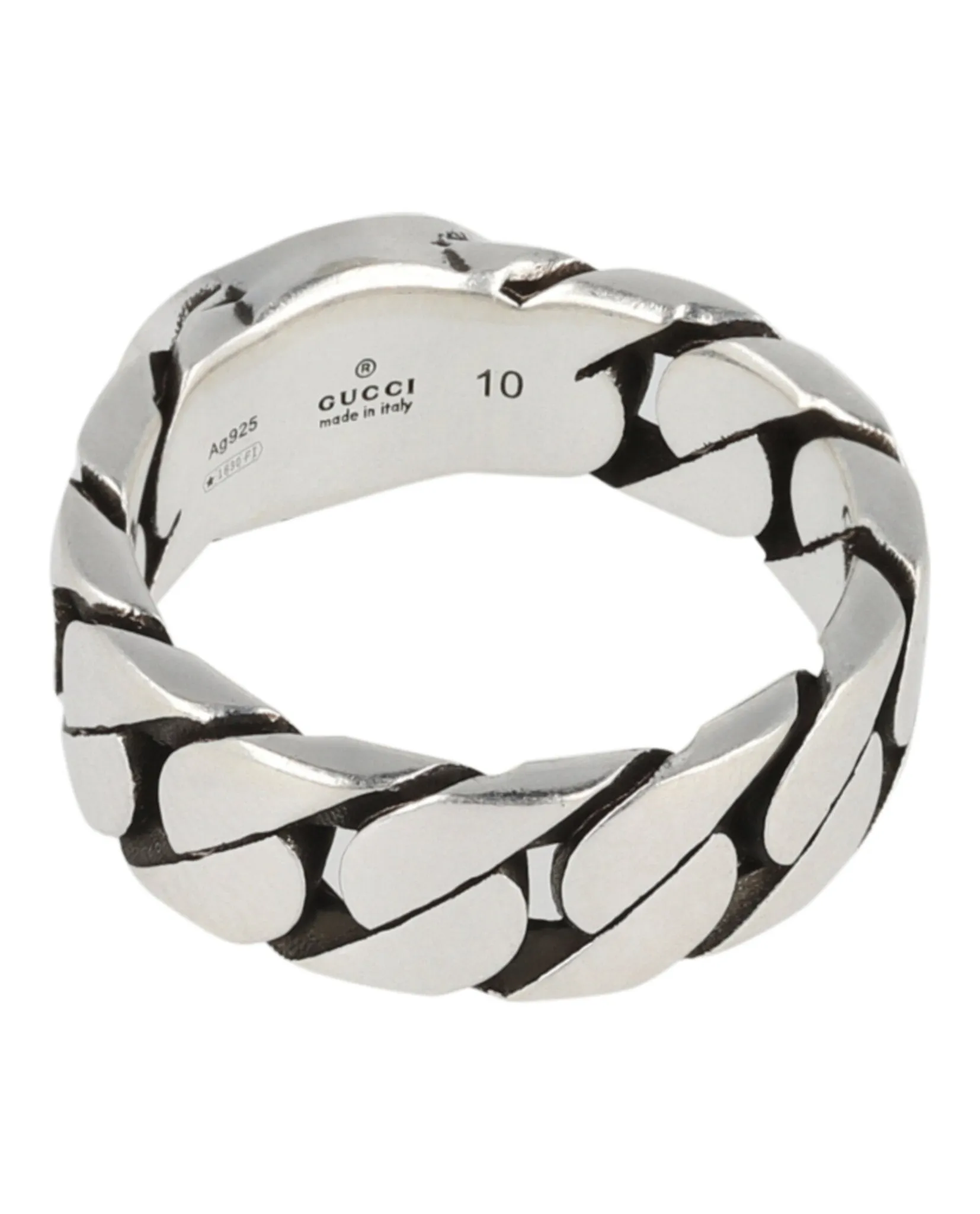 Gucci Sterling Silver Interlocking G Ring sold by Zulily product image thumbnail 5