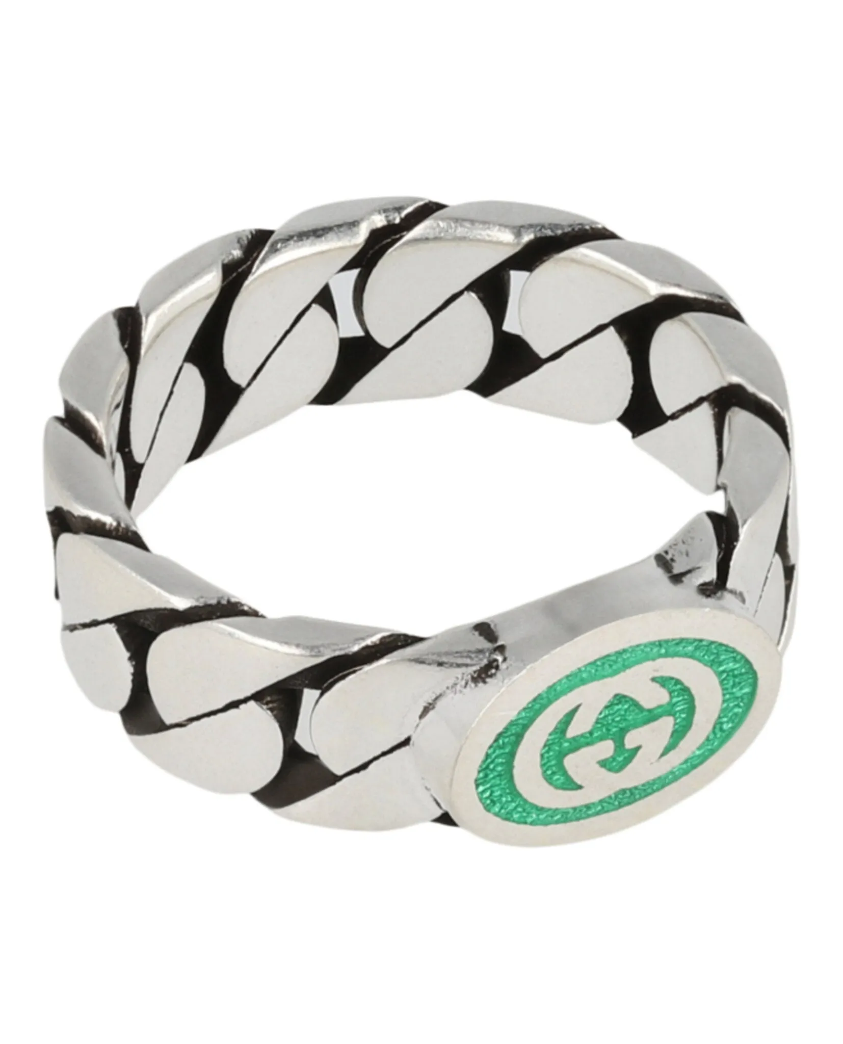 Gucci Sterling Silver Interlocking G Ring sold by Zulily