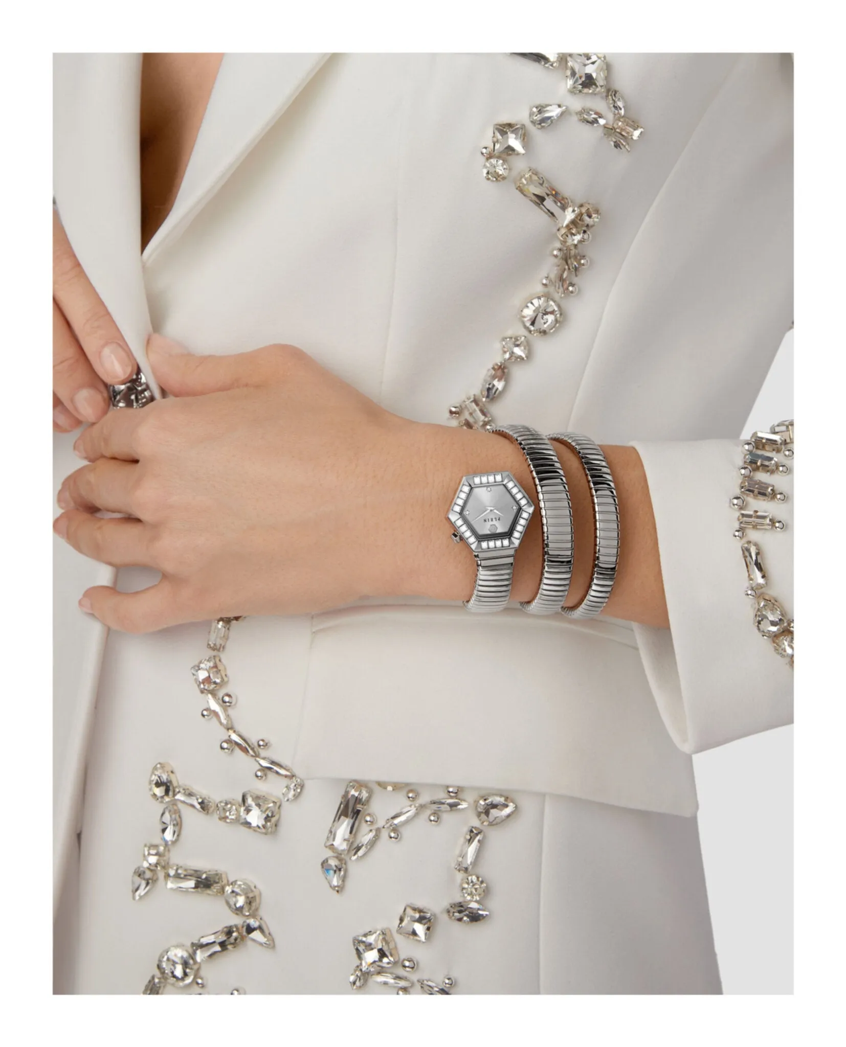 Philipp Plein $nake Hexagon Crystal Watch sold by Zulily product image thumbnail 4