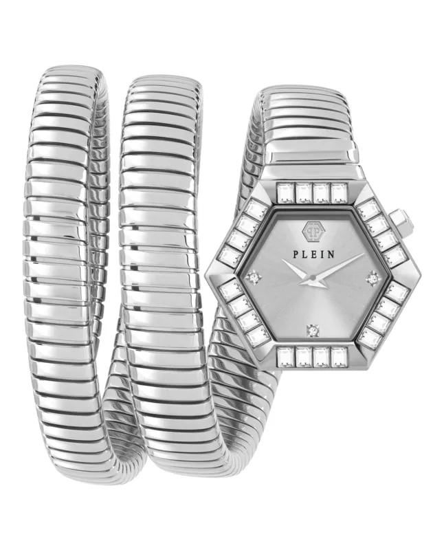 Philipp Plein $nake Hexagon Crystal Watch sold by Zulily