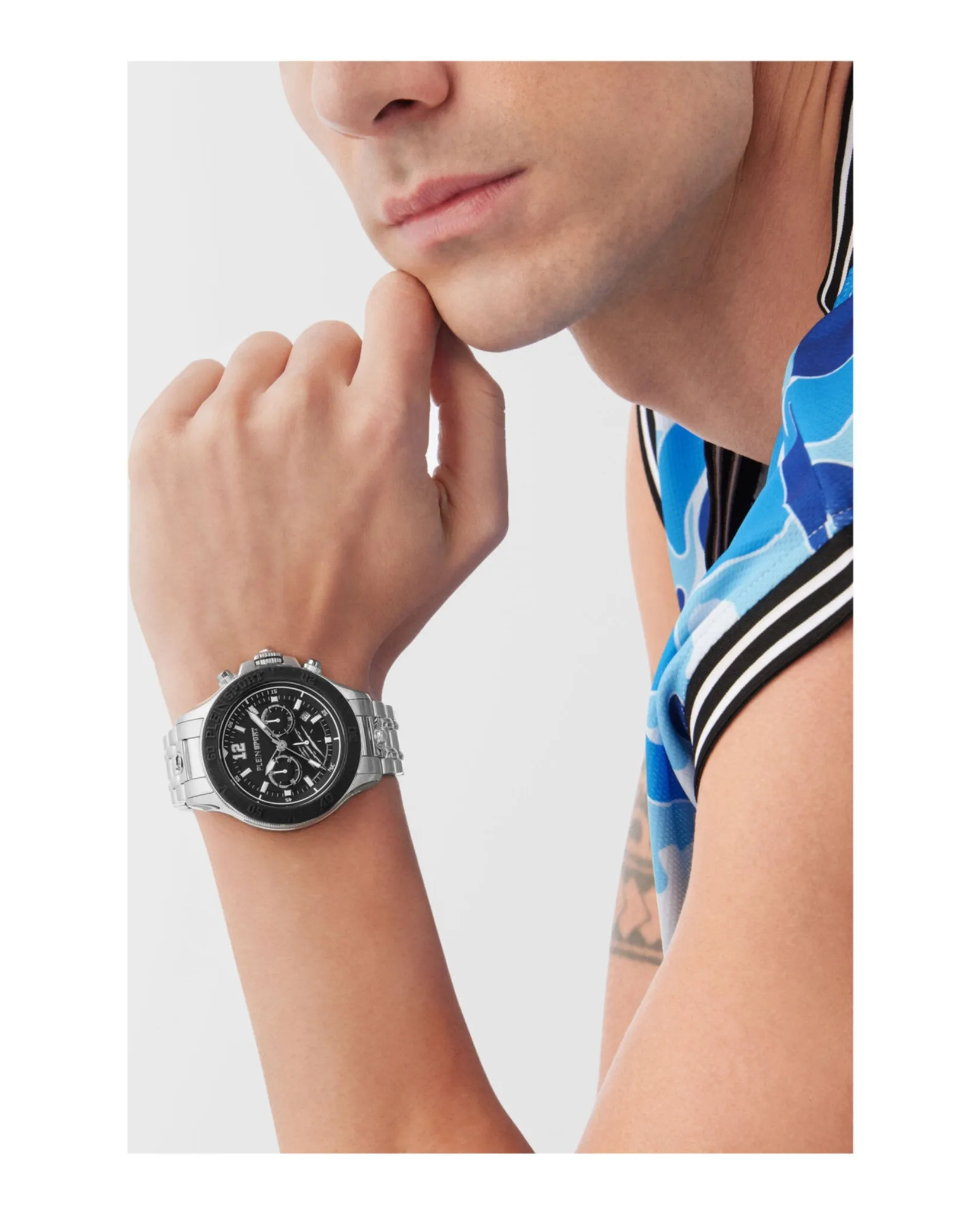 Plein Sport Warrior Tech Chronograph Watch sold by Zulily product image thumbnail 5