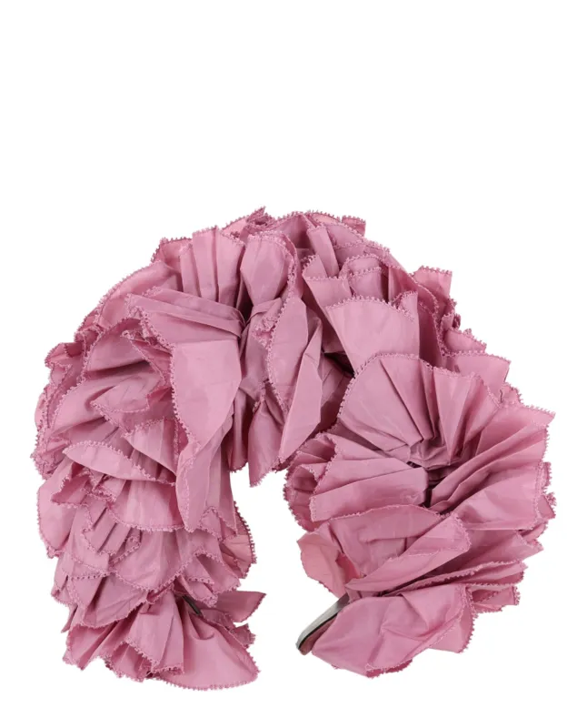 Gucci Ruffle Silk Headband sold by Zulily