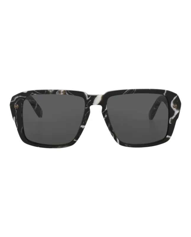 Philipp Plein Square-Frame Acetate Sunglasses sold by Zulily