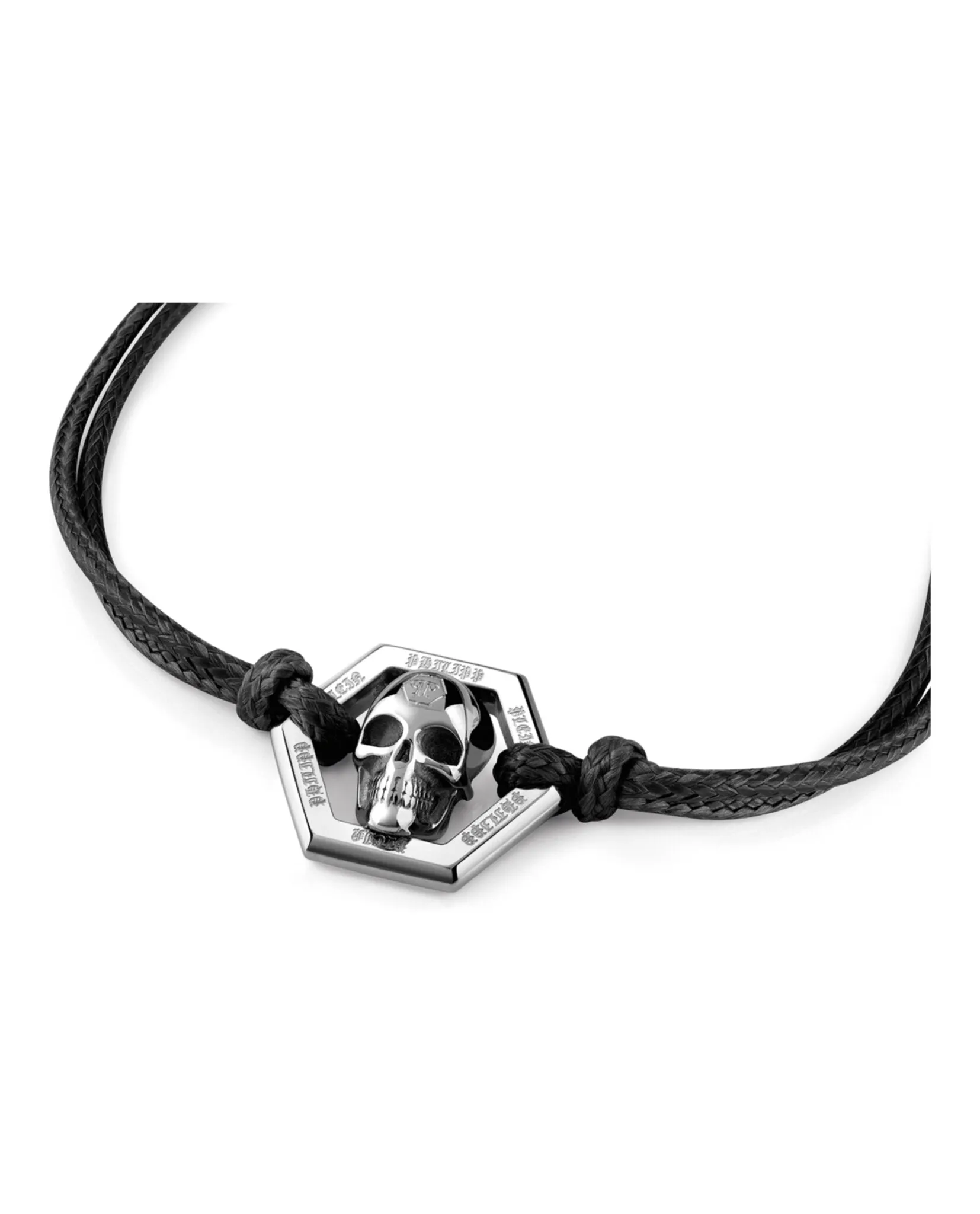 Philipp Plein Linked Cotton Cord Bracelet sold by Zulily product image thumbnail 2