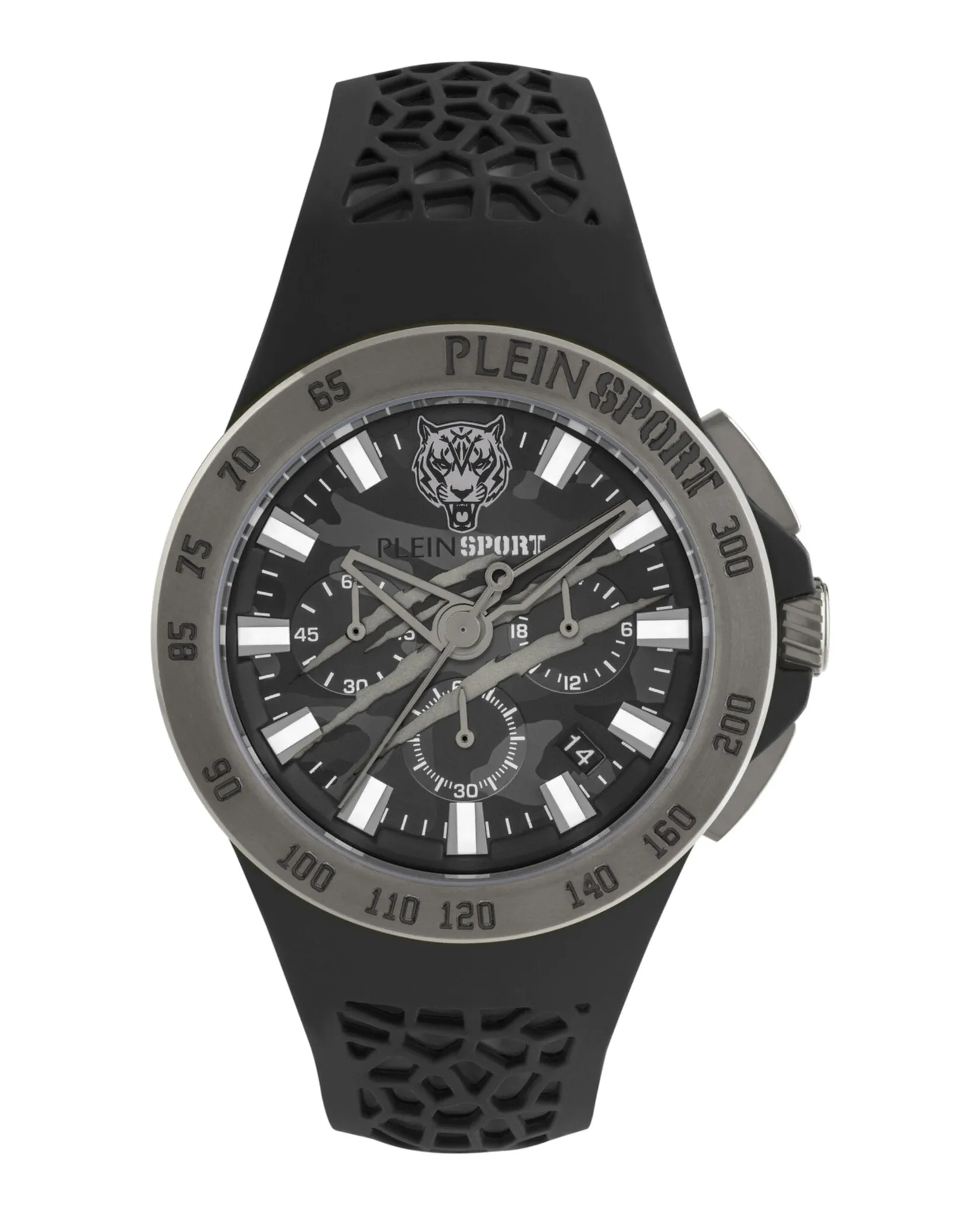 Plein Sport Thunderstorm Chrono Silicone Watch sold by Zulily