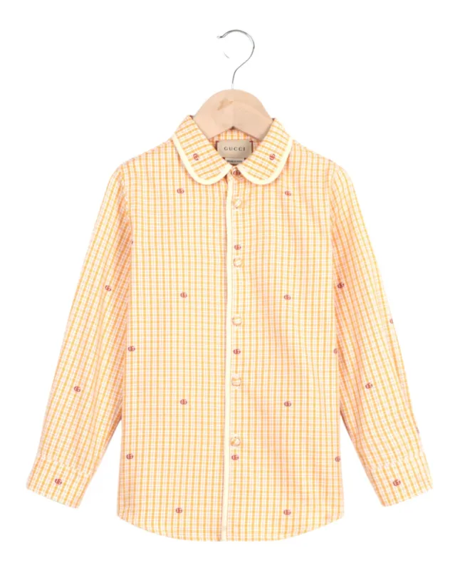 Gucci Collared Plaid Shirt sold by Zulily