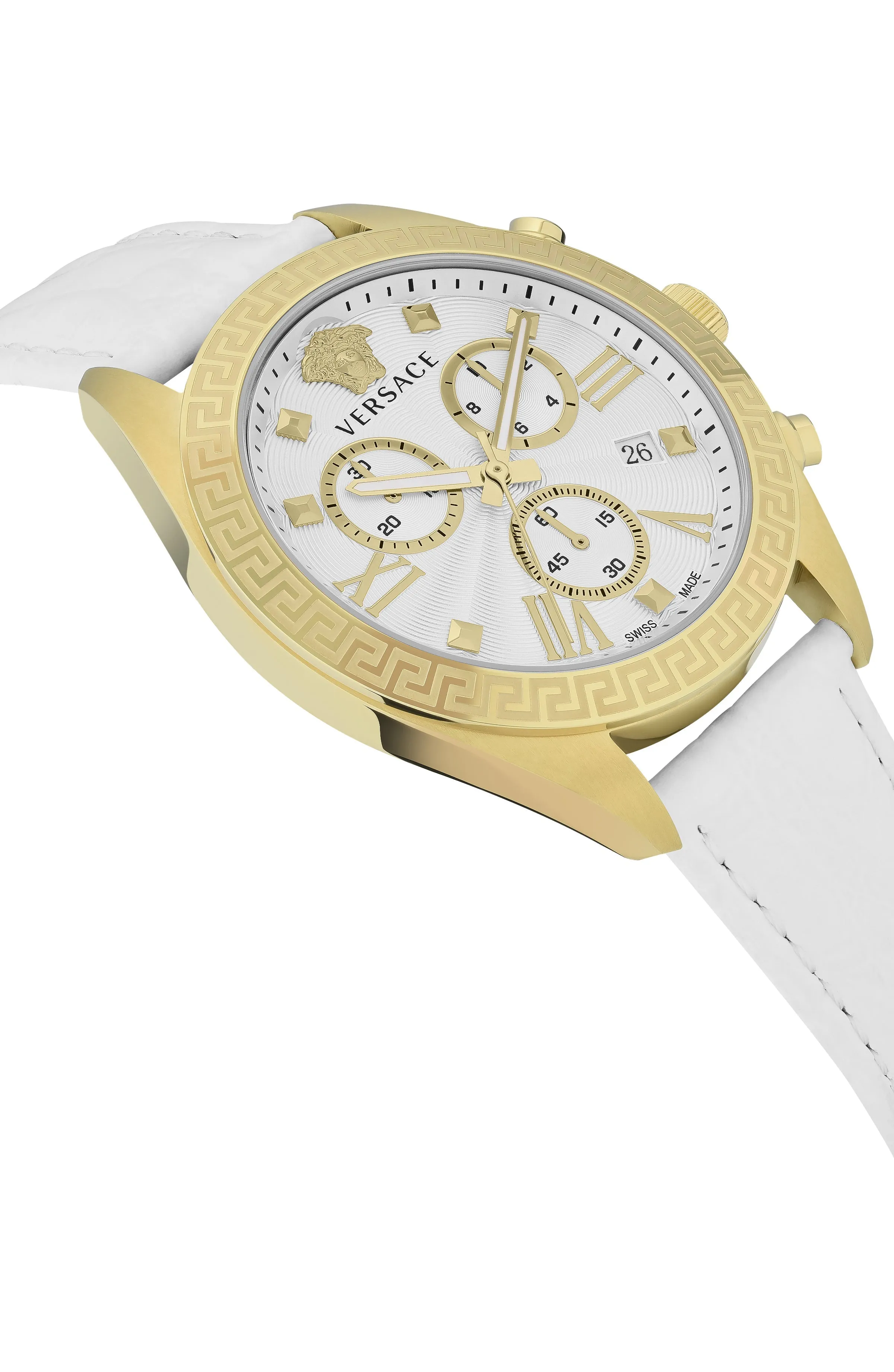 Versace Greca Chrono Leather Watch sold by Zulily product image thumbnail 3