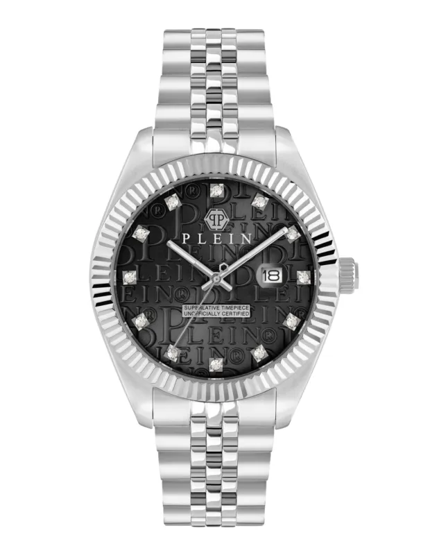 Philipp Plein Date Superlative Crystal Watch sold by Zulily