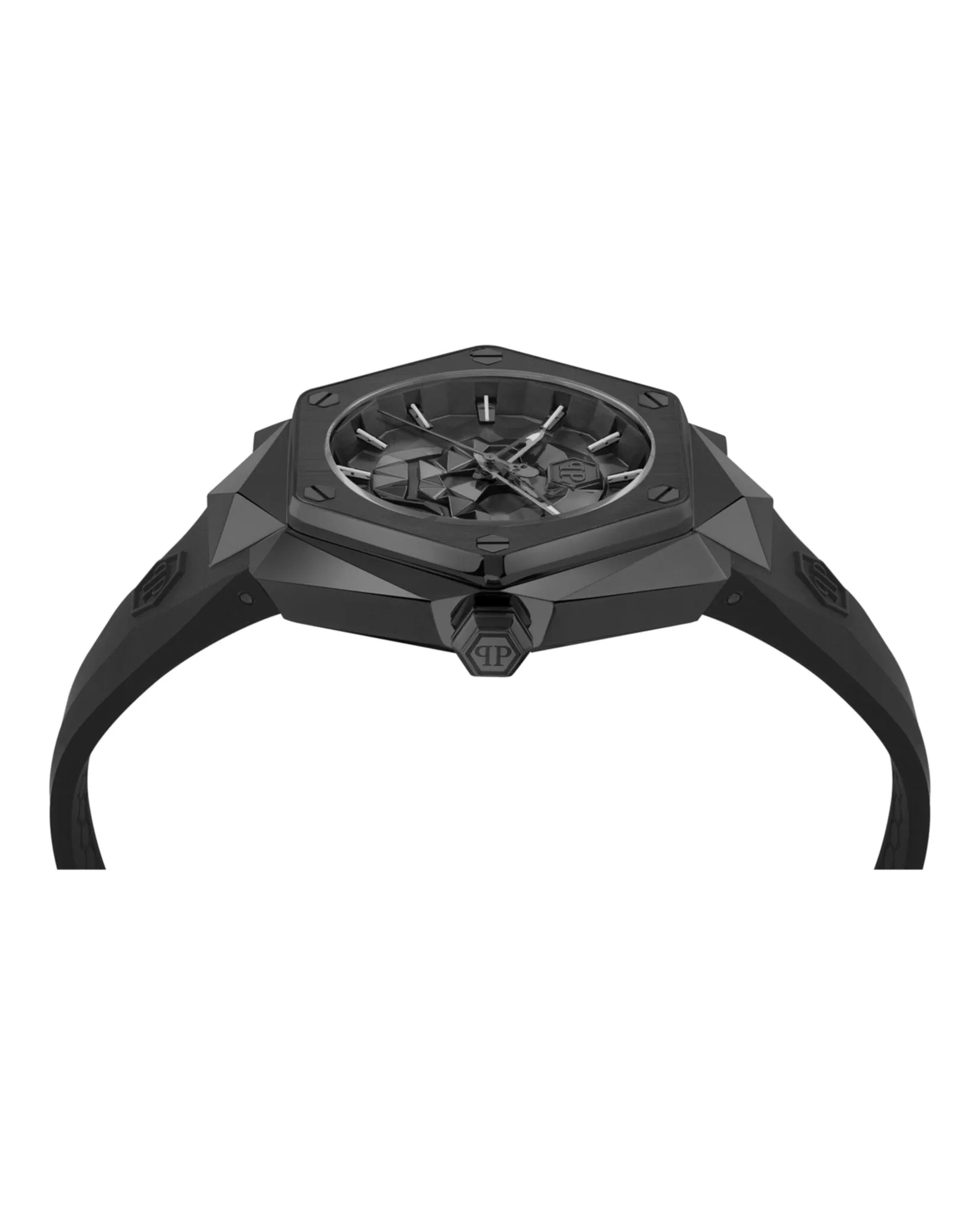 Philipp Plein The $kull Spikes Silicone Watch sold by Zulily product image thumbnail 2