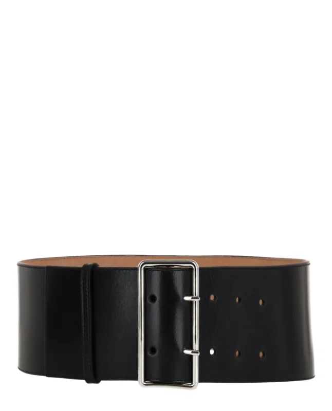 Alexander McQueen Wide Bridle Military Belt sold by Zulily