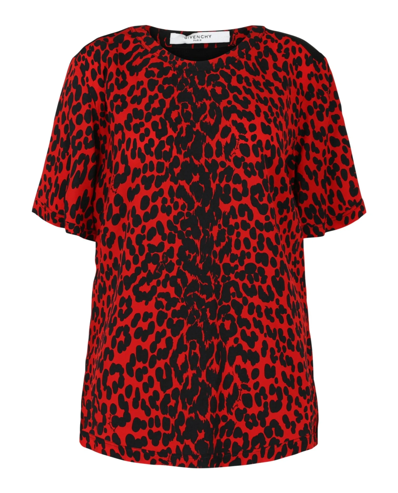 Givenchy Leopard Printed Silk Top sold by Zulily