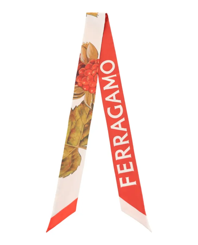 Ferragamo Wild-Berry Print Silk Bandeau sold by Zulily