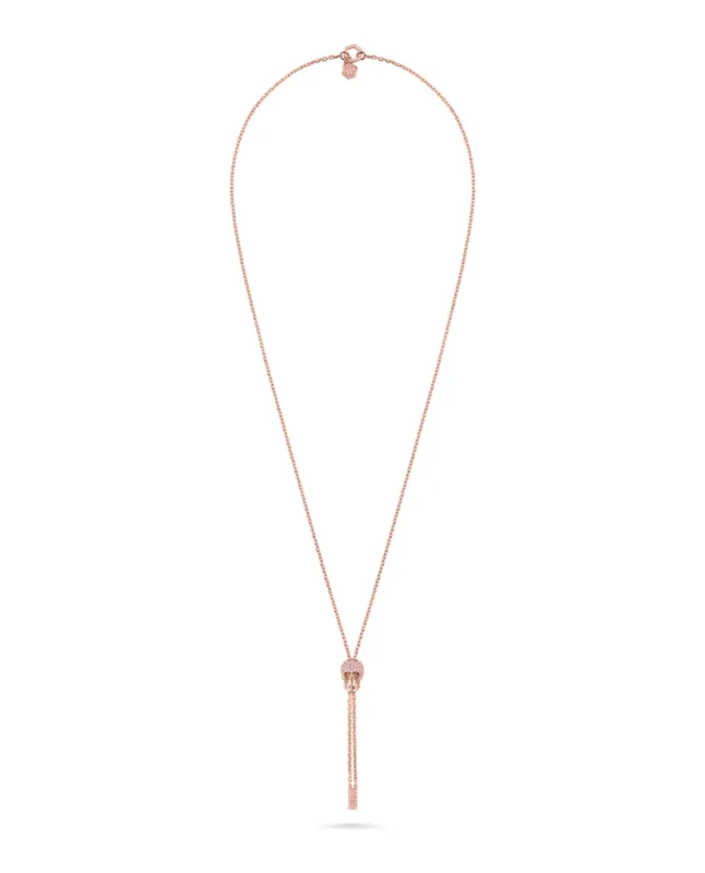 Philipp Plein Sliding $kull Crystal Cable Chain Necklace sold by Zulily