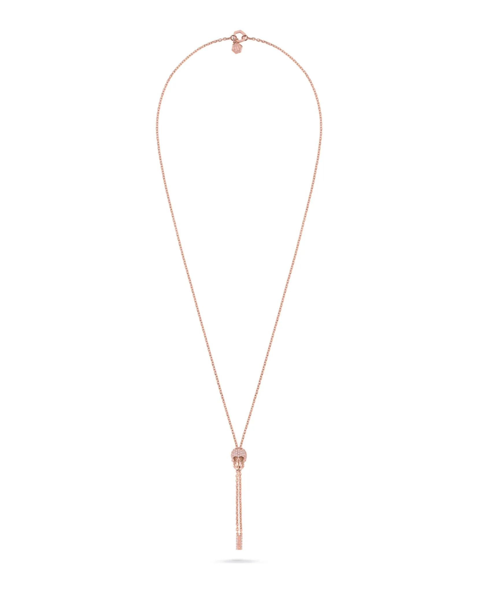 Philipp Plein Sliding $kull Crystal Cable Chain Necklace sold by Zulily