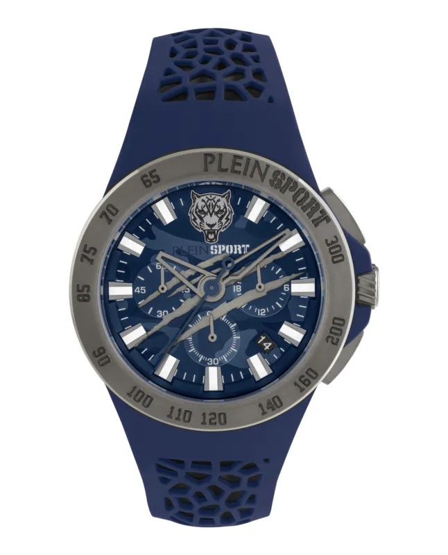 Plein Sport Thunderstorm Chrono Silicone Watch sold by Zulily