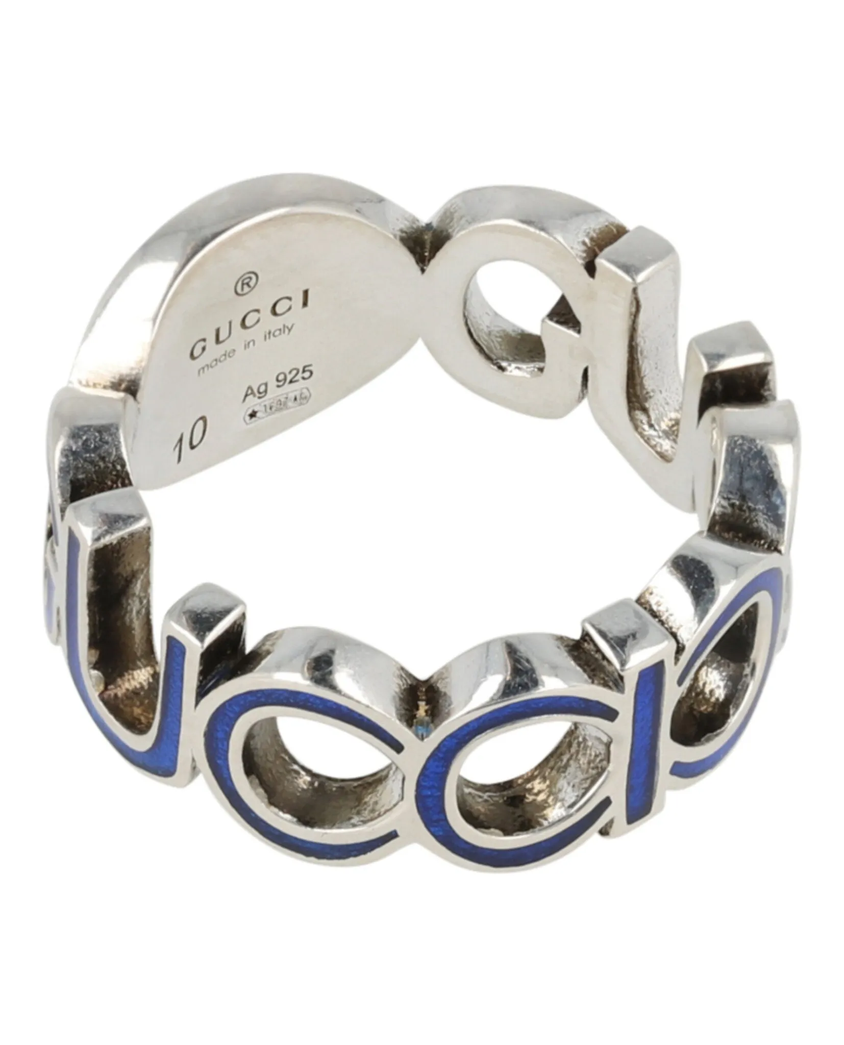 Gucci Sterling Silver Interlocking G Ring sold by Zulily product image thumbnail 2