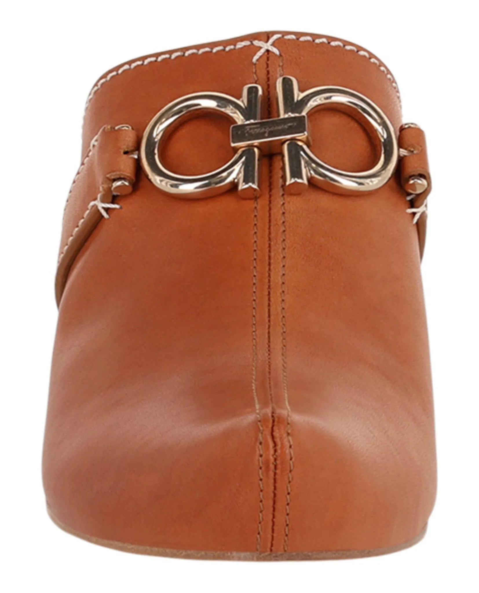 Ferragamo Phobos Leather Mules sold by Zulily product image thumbnail 4