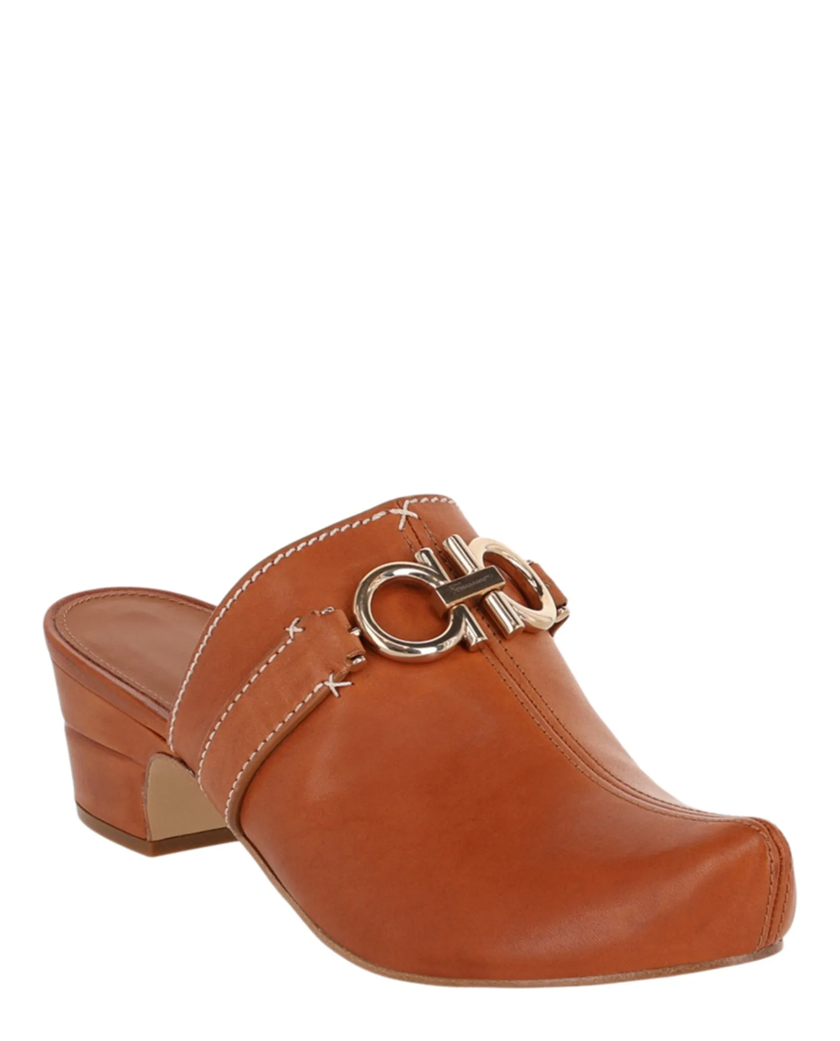 Ferragamo Phobos Leather Mules sold by Zulily product image thumbnail 2