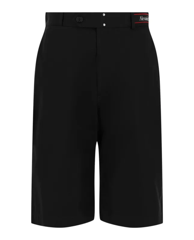 Alexander McQueen Logo Tape Shorts sold by Zulily