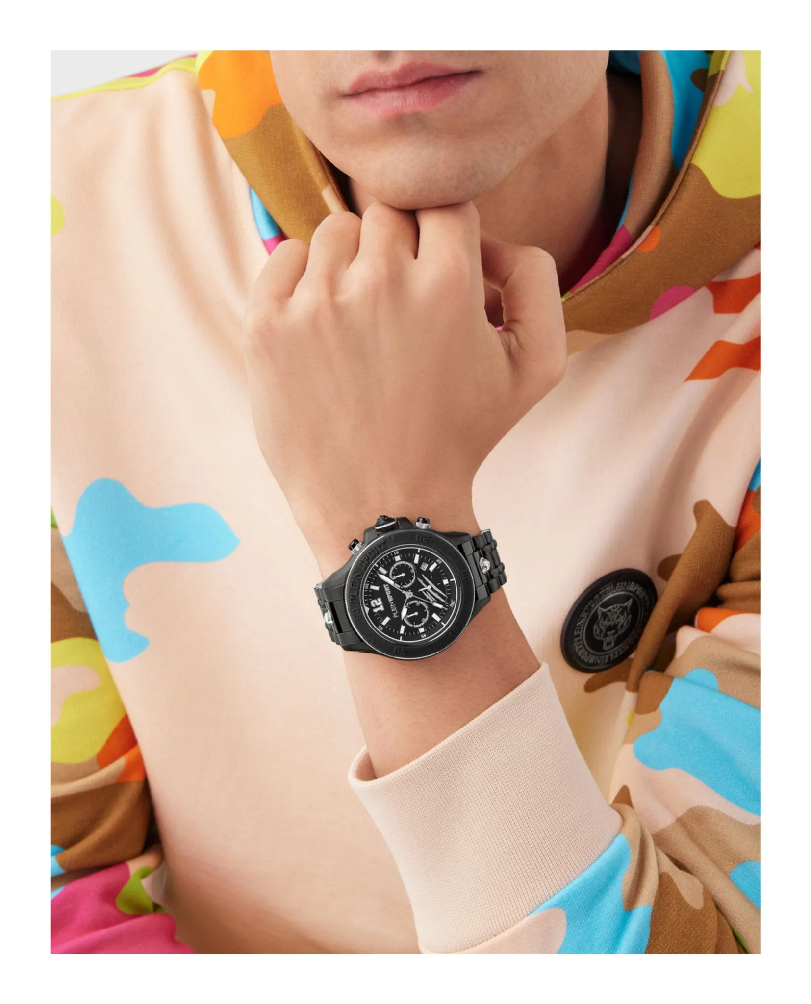 Plein Sport Warrior Tech Chronograph Watch sold by Zulily product image thumbnail 5