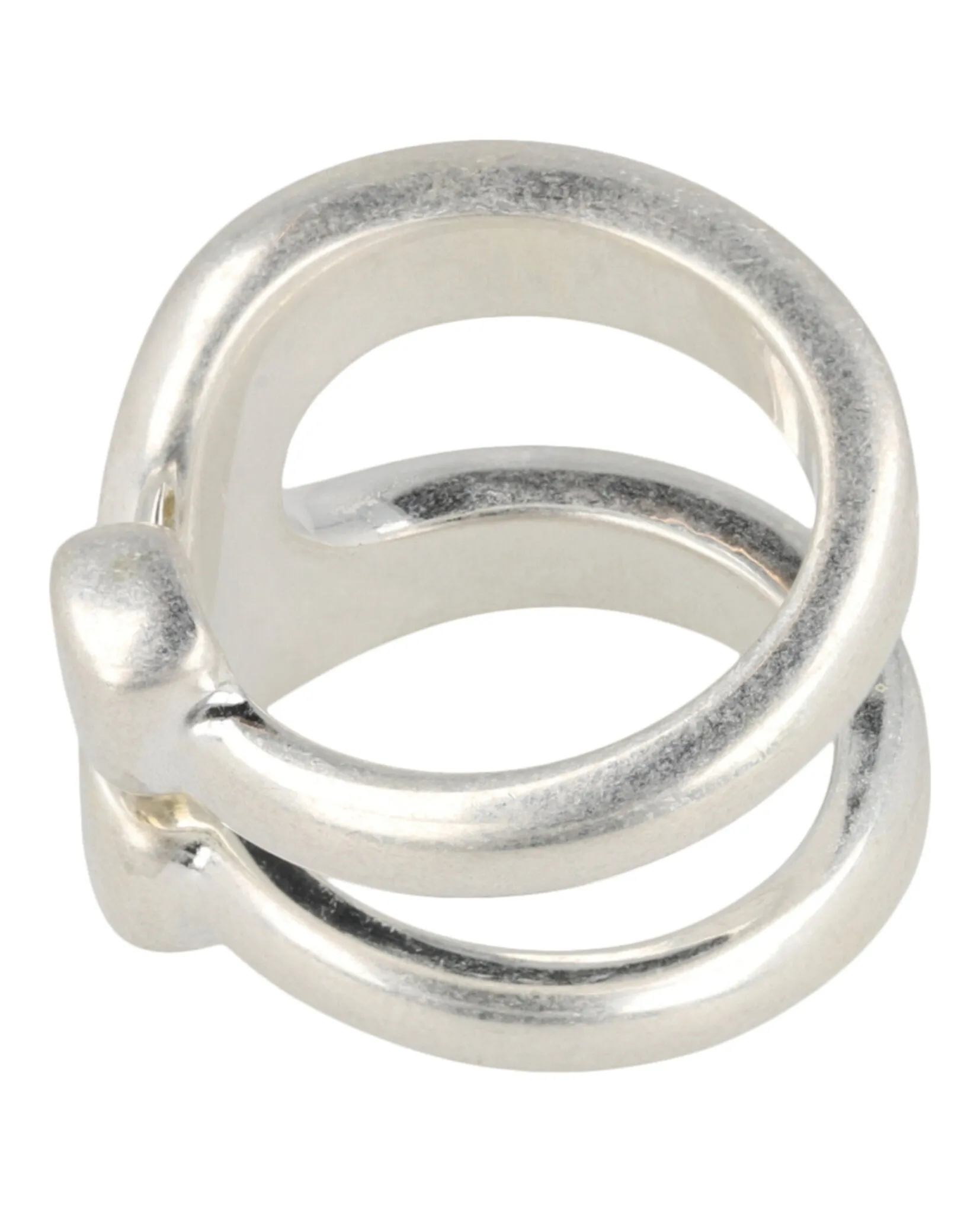 Gucci Sterling Silver Stirrup Wrapped Horsebit Ring sold by Zulily product image thumbnail 3