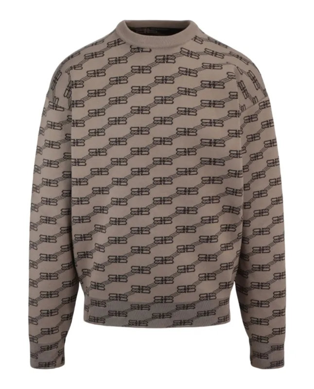 Balenciaga Logo Intarsia-Knit Sweater sold by Zulily