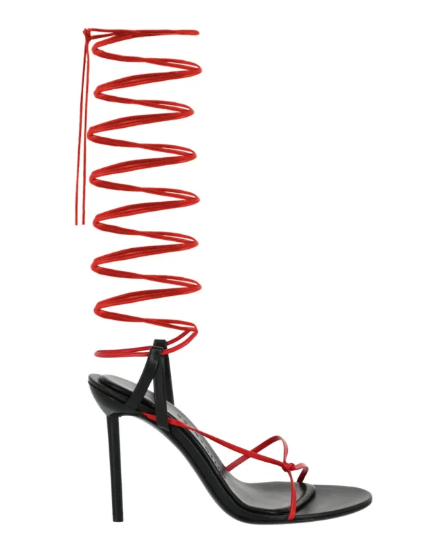 Ferragamo Azha X5 Wrap Tie Heels sold by Zulily