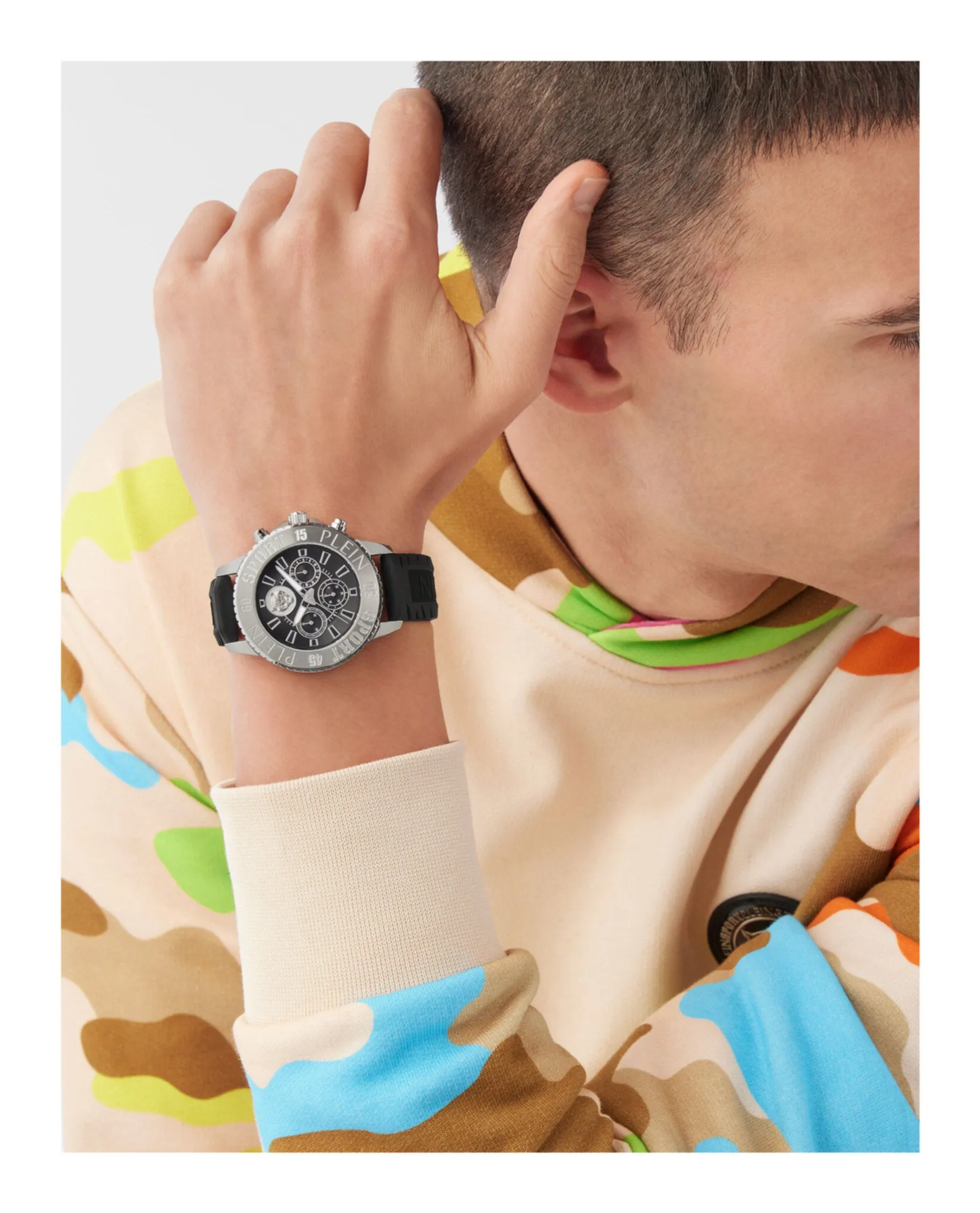 Plein Sport Glam Chrono Silicone Watch sold by Zulily product image thumbnail 5