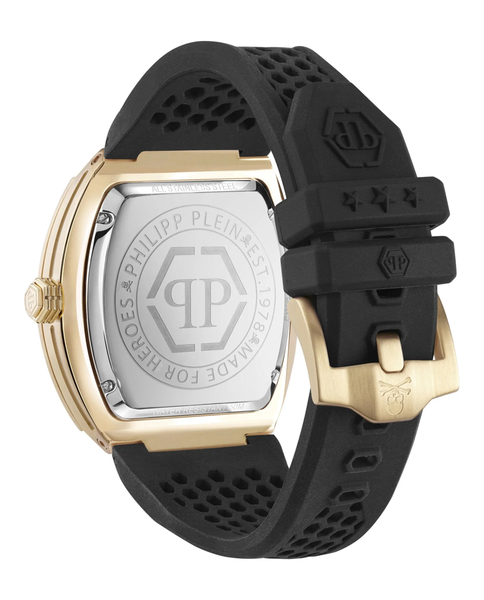 Philipp Plein The Hexagon Phantom Silicone Watch sold by Zulily product image thumbnail 3