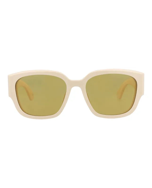 Alexander McQueen Square-Frame Recycled Acetate Sunglasses sold by Zulily