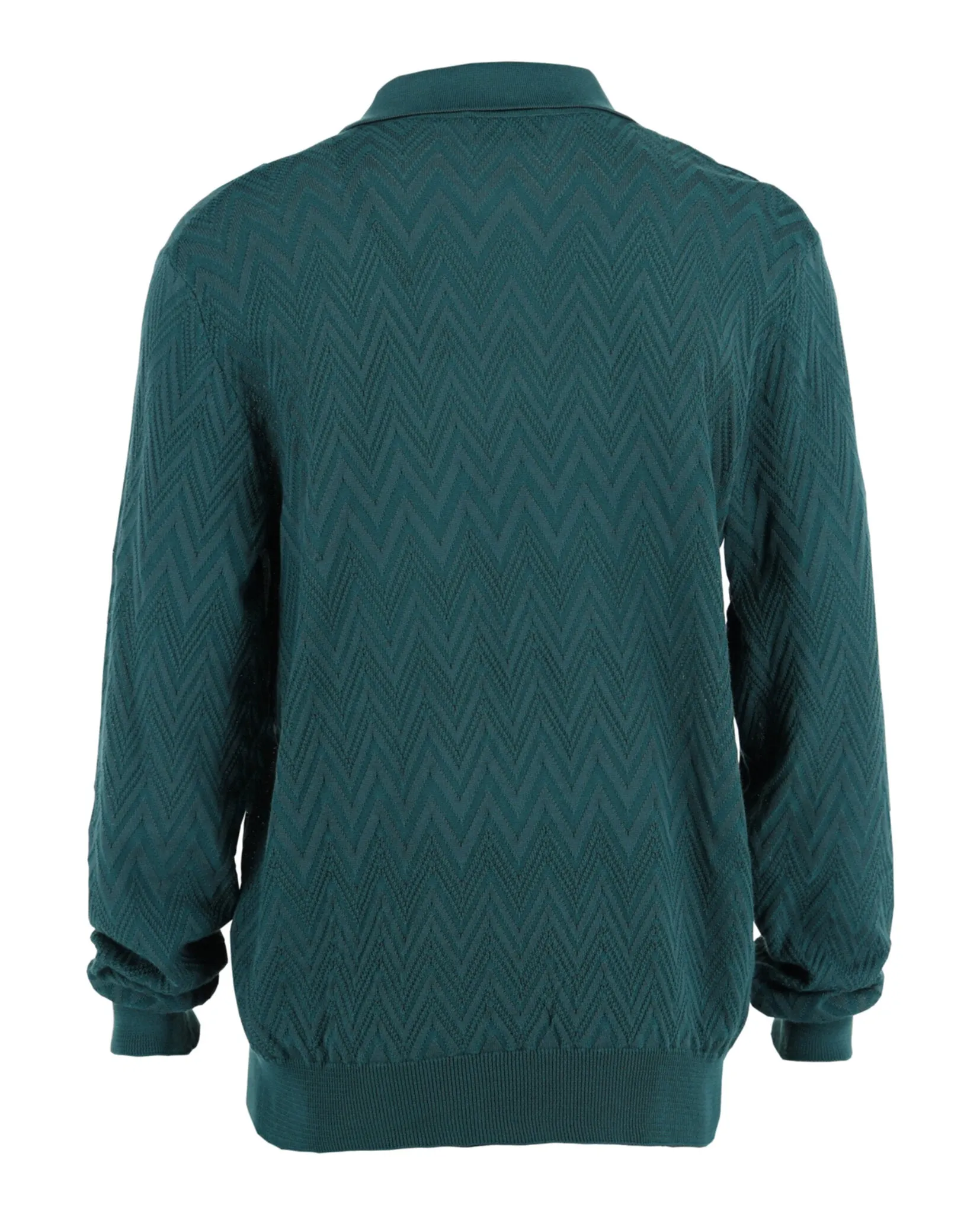 Missoni Long Sleeve Zig Zag Knit Polo Shirt sold by Zulily product image thumbnail 2