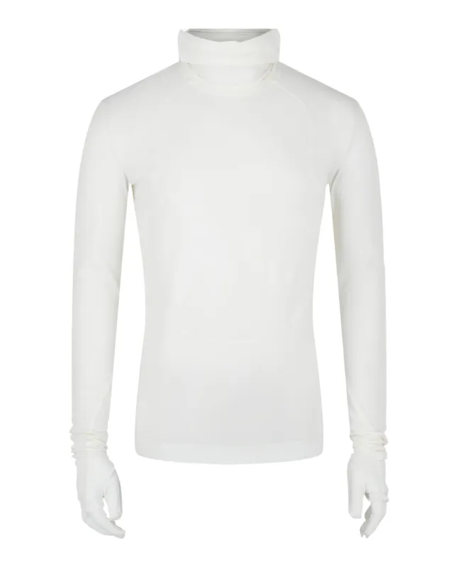 Givenchy Long Sleeve Balaclava Shirt With Gloves made by Givenchy