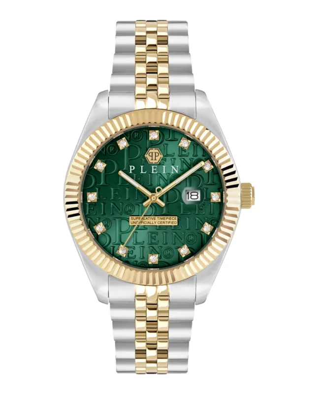 Philipp Plein Date Superlative Crystal Watch sold by Zulily