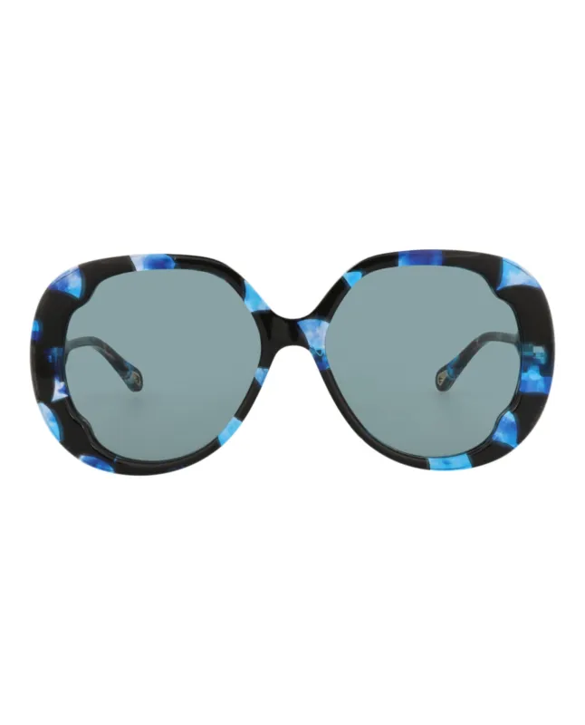 Chloé Round-Frame Recycled Acetate Sunglasses sold by Zulily