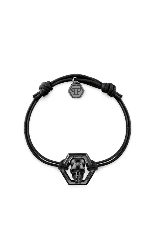 Philipp Plein Linked Cotton Cord Bracelet sold by Zulily