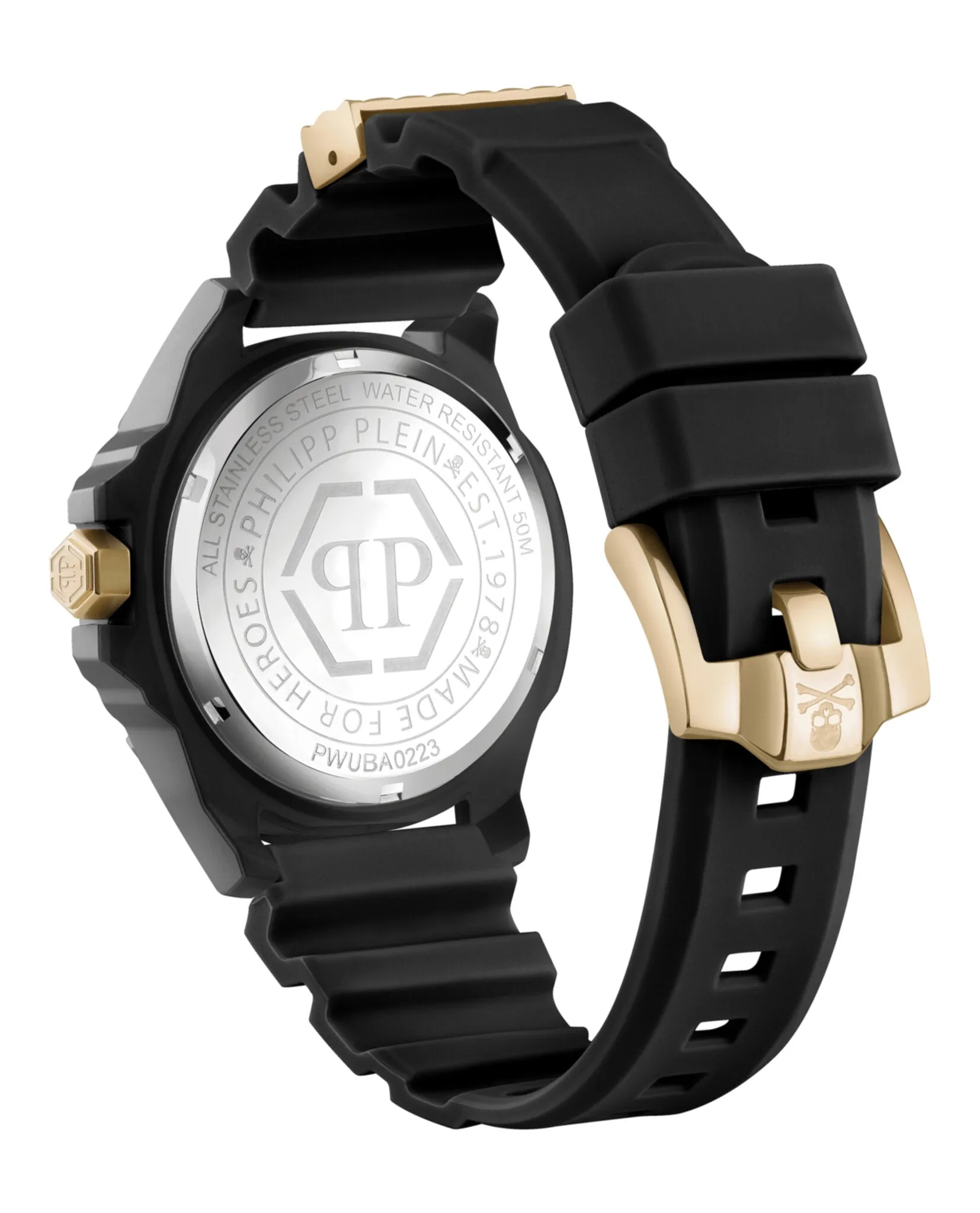 Philipp Plein The $kull Ecoceramic Silicone Watch sold by Zulily product image thumbnail 3
