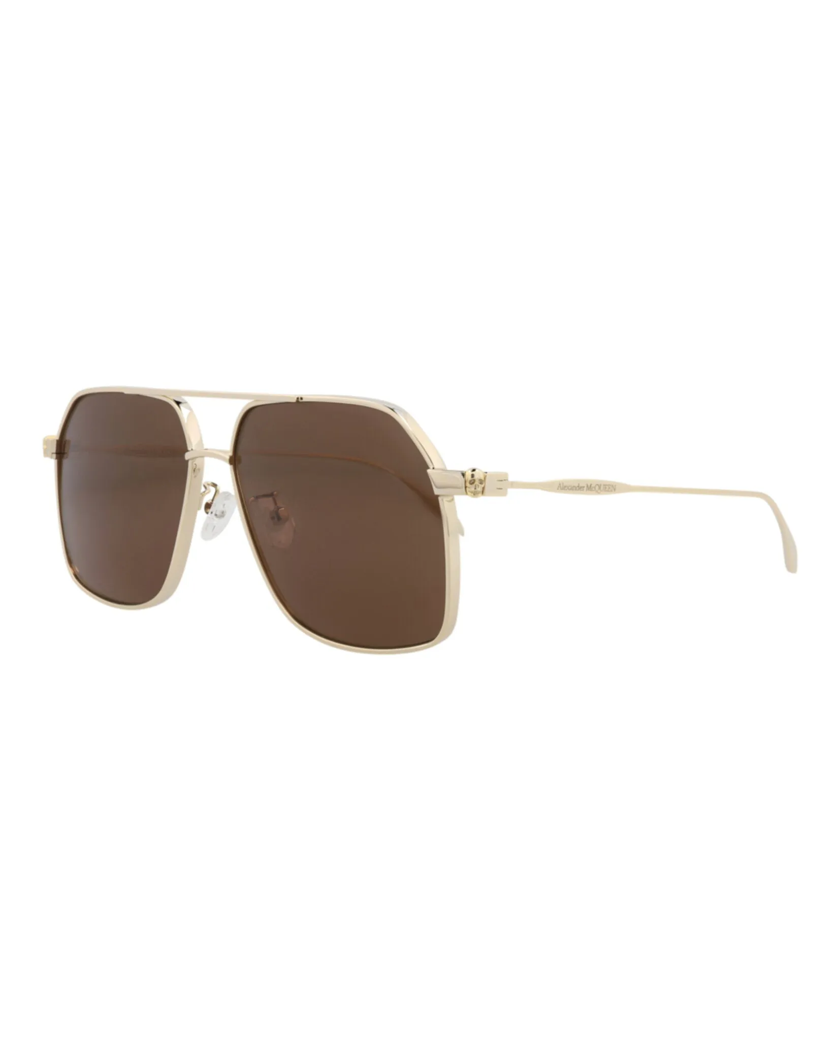 Alexander McQueen Aviator-Frame Metal Sunglasses sold by Zulily product image thumbnail 2