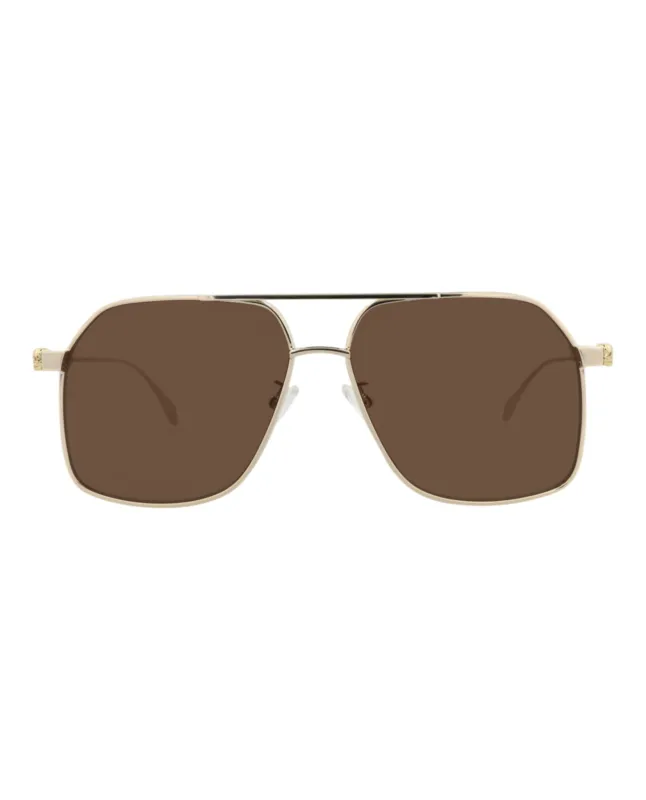 Alexander McQueen Aviator-Frame Metal Sunglasses sold by Zulily