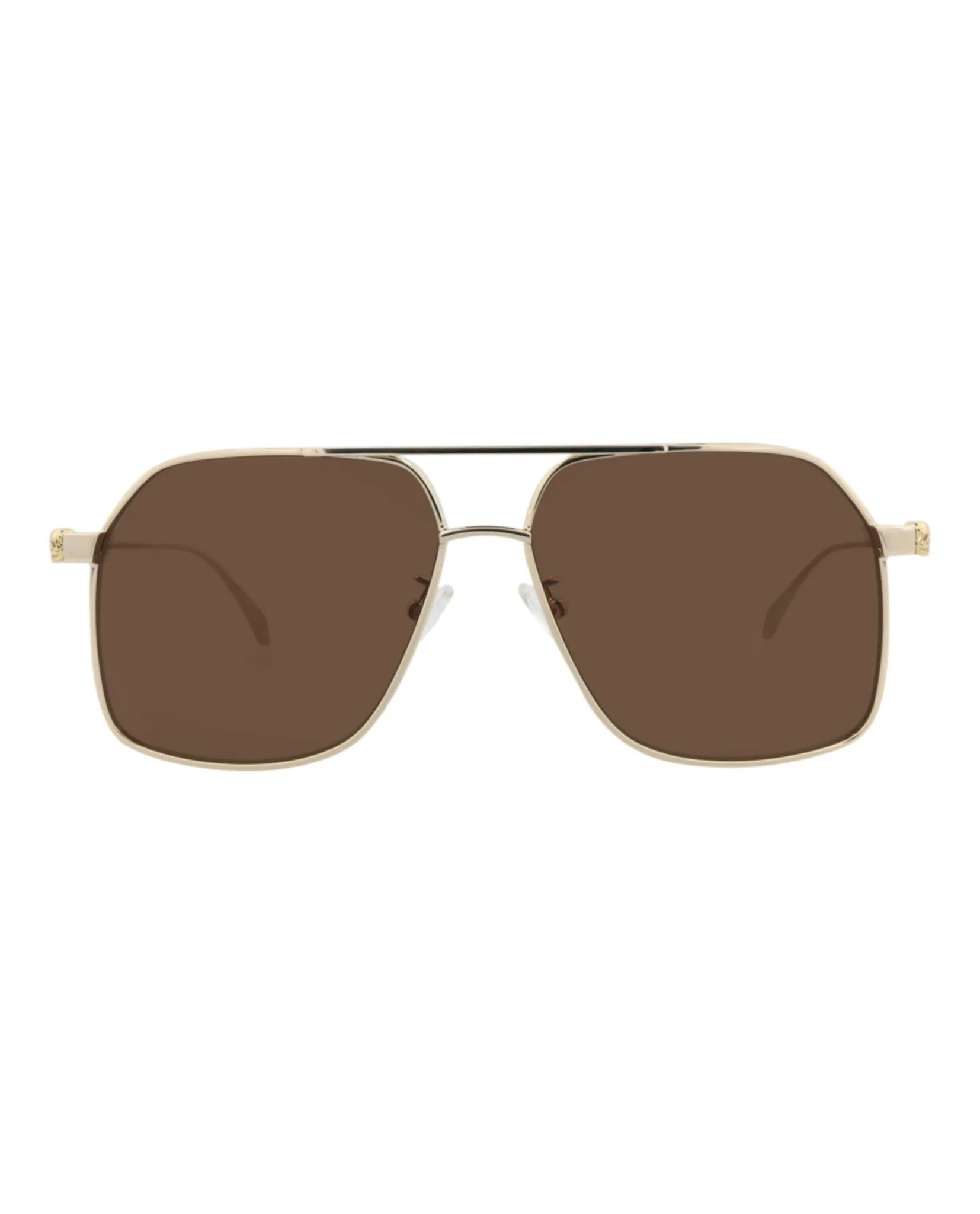 Alexander McQueen Aviator-Frame Metal Sunglasses sold by Zulily