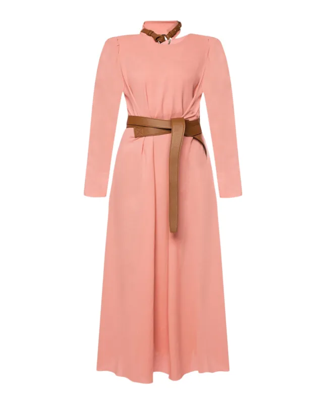 Stella McCartney Belted Silk Dress sold by Zulily