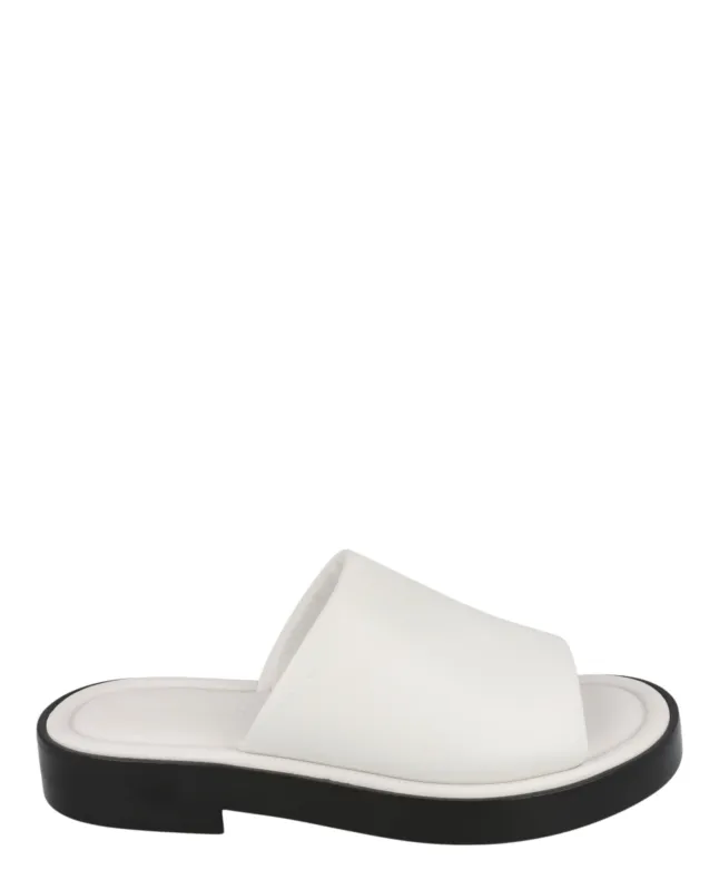 Ferragamo Giunone Leather Slides sold by Zulily