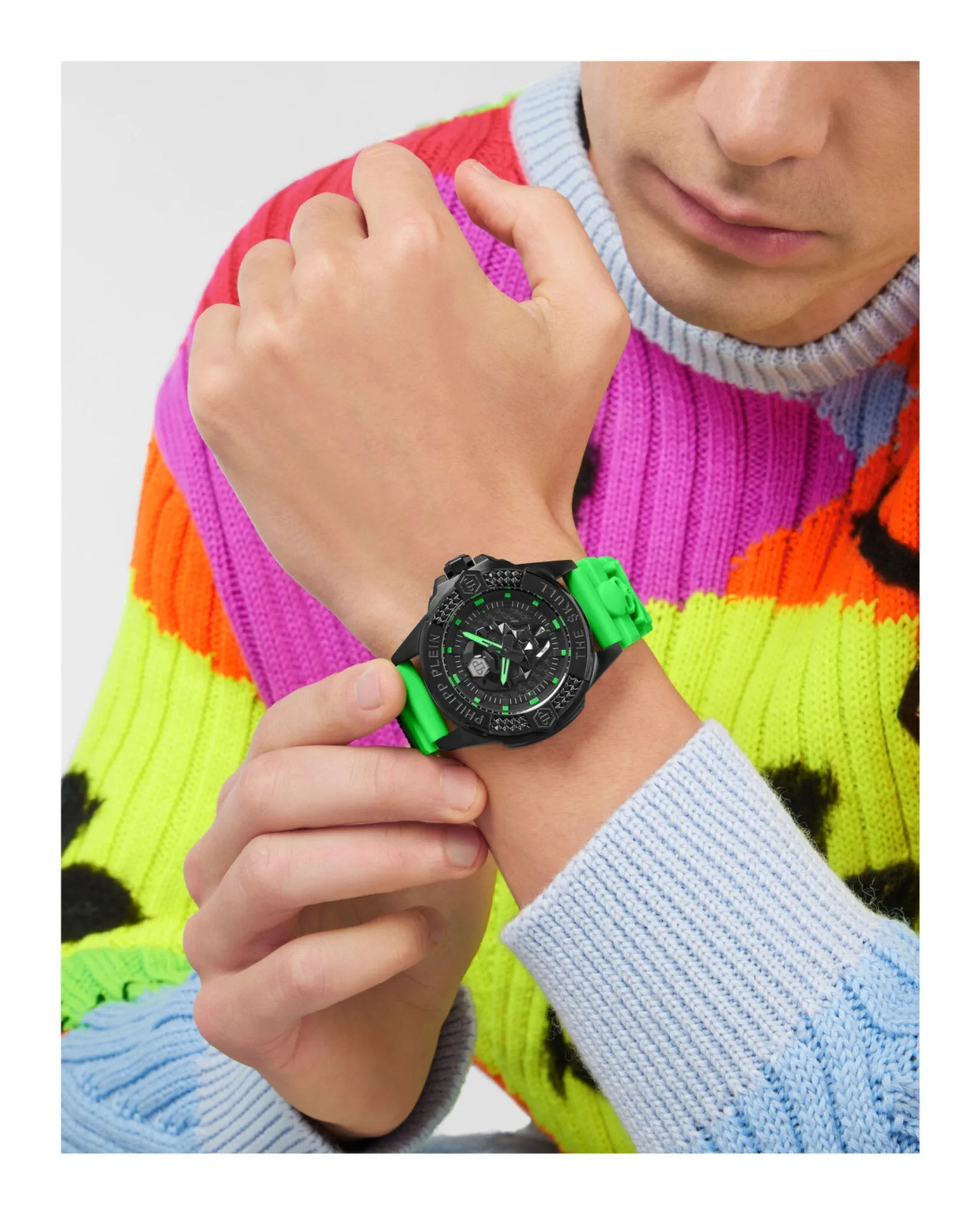 Philipp Plein The $kull Silicone Watch sold by Zulily product image thumbnail 5