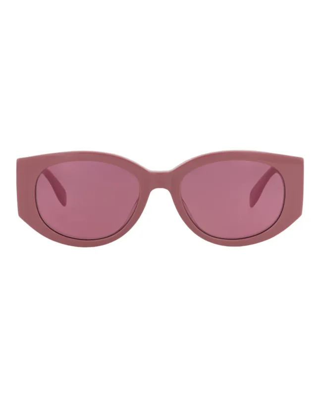Alexander McQueen Round-Frame Recycled Acetate Sunglasses sold by Zulily