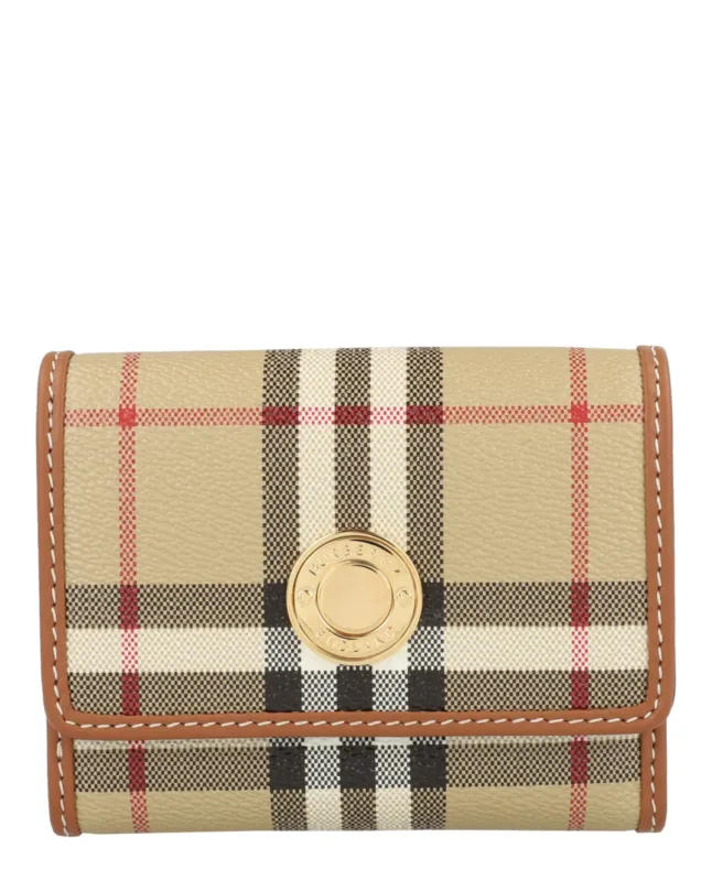 Burberry Lancaster Check Trifold Wallet sold by Zulily