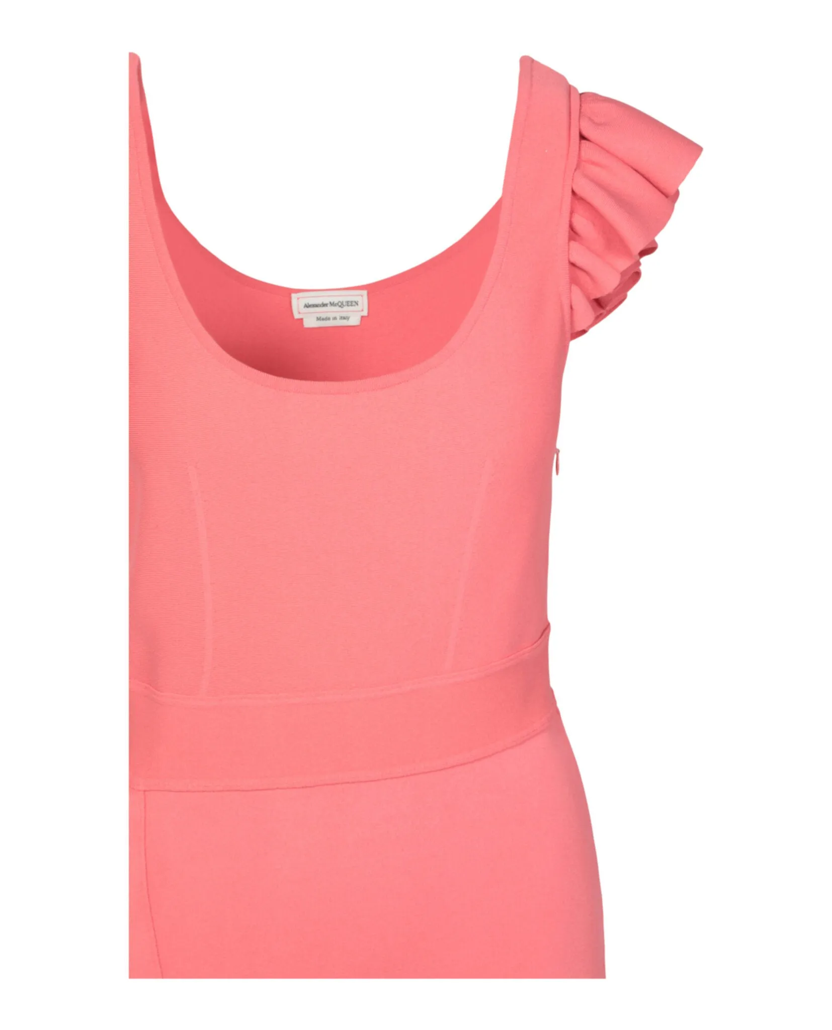 Alexander McQueen Compact Knit Mini Ruffle Dress sold by Zulily product image thumbnail 3