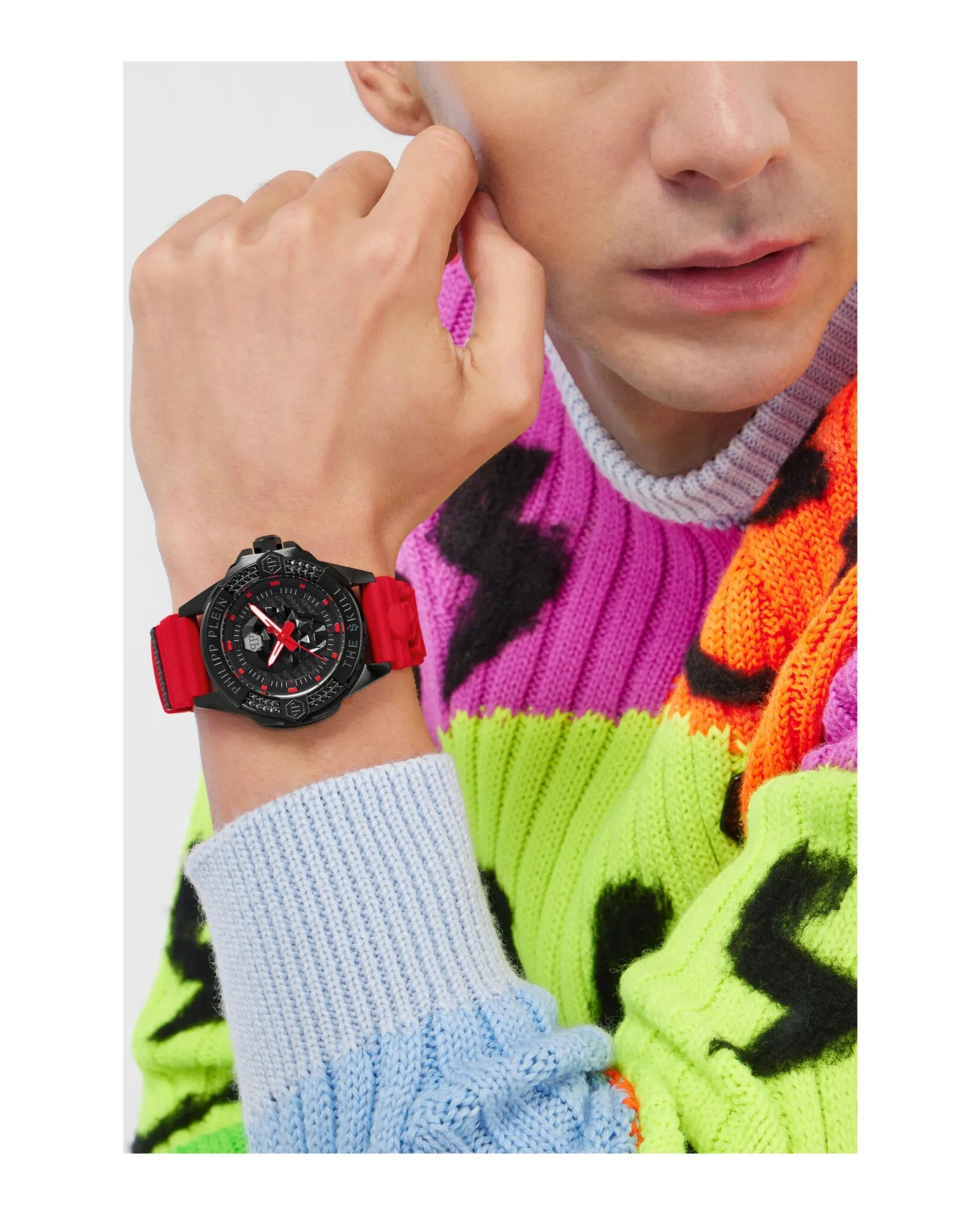 Philipp Plein The $kull Silicone Watch sold by Zulily product image thumbnail 5