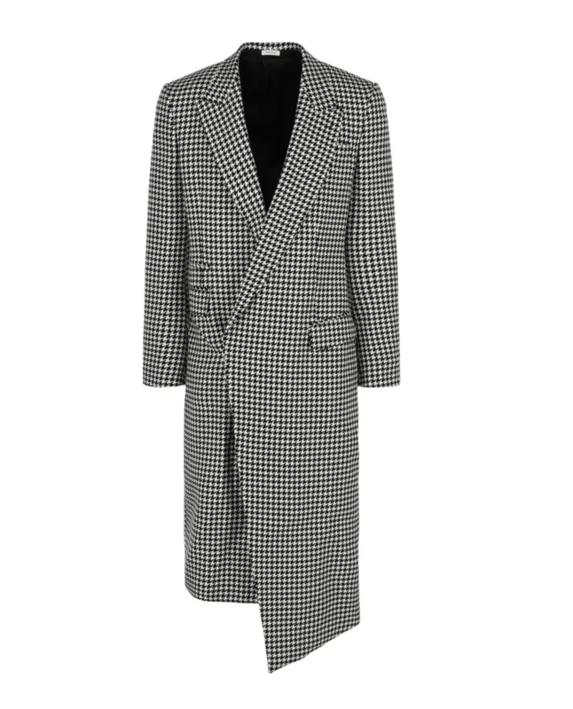 Alexander McQueen Asymmetrical Houndstooth Coat sold by Zulily