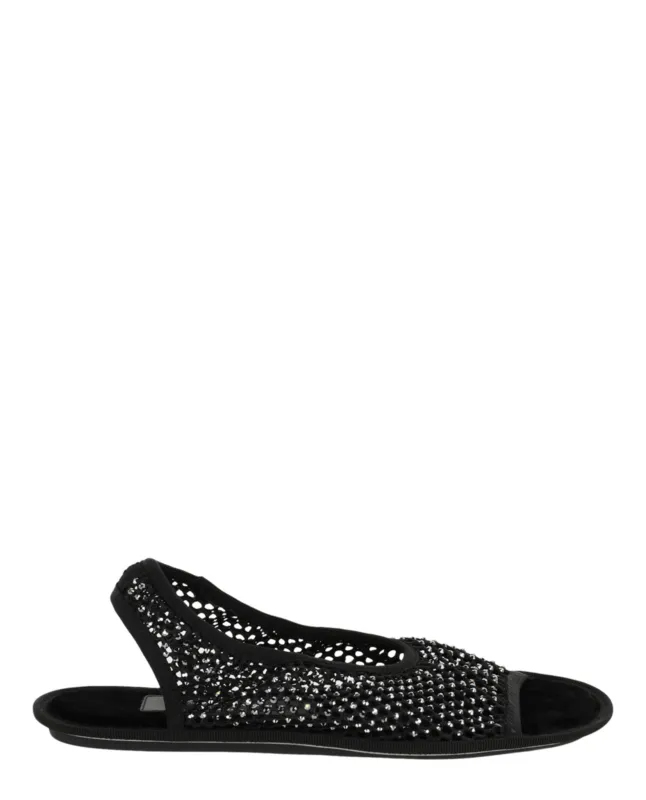 Ferragamo Anio Crystal Embellished Slingback Sandals sold by Zulily