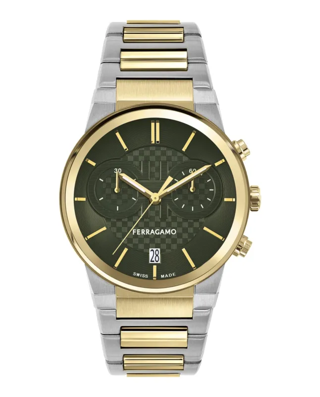 Ferragamo Sapphire Chrono Bracelet Watch sold by Zulily